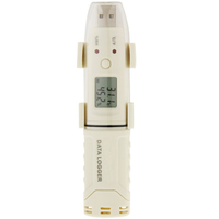 Enregistreur de données de thermomètre numérique portable TH1365 avec écran LCD et enregistreur de données de température et d'humidité USB