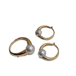 S925 Silver DIY Pearl Accessories Set Empty <b>Stand</b> <b>for</b> Fashion Style Ring & <b>Earrings</b> 9261 Jewelry Collection - Product Image 5