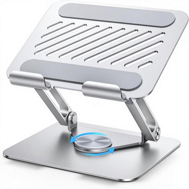 UGREEN Aluminum Tablet Stand 360 Rotating Base Dual Rod Support Adjustable Compatible iPad Pro 13/12/11/Air Mini 5/4/3