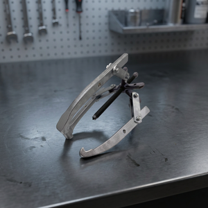 Extractor de Engranajes de Servicio Pesado Tipo Mandíbula, 13 Toneladas, 2/3 Mandíbulas, Acero al Carbono Tratado Térmicamente, Mantenimiento Automotriz, Negro/Plateado TW - Product Image 2