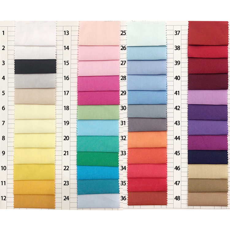 Harvest Plain100% COTTON Fabric Woven Wholesaler 40S Cotton Poplin Solid Dyed Fabric for Garment Apparel and Others