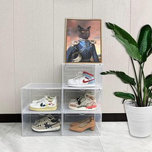 Caja de Zapatos Plegable de Plástico Ajustable, Organizador de Zapatos para el Hogar, Dormitorio, Baño, Entrada, Simple, Ahorra Espacio, Gran Capacidad - Product Image 3