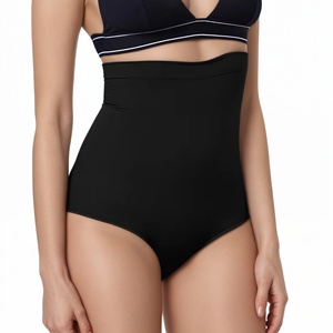Ropa Interior Moldeadora Premium <span class=keywords><strong>de</strong></span> Cintura Alta con Control <span class=keywords><strong>de</strong></span> Abdomen, Corte Triangular, Máxima Potencia, Levanta Glúteos, Tallas Grandes para <span class=keywords><strong>Mujer</strong></span> - Product Image 5