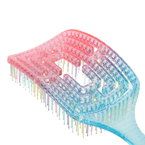 Cepillo de pelo húmedo desenredante CANDYBRUSH para secado por soplado para mujeres cerdas suaves antiestático viaje duradero salón embalaje de lujo - Product Image 6