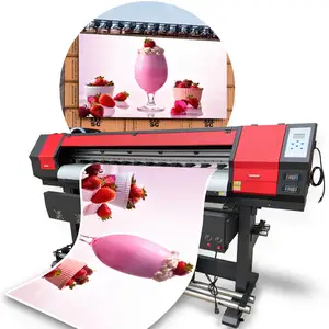 1.9M 1440Dpi Tốt Nhất Flex Banner Plotter Định Dạng Lớn Sinh Thái Máy In Dung Môi