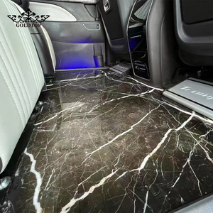 แผ่นหินอ่อนจีนสีดำขัดเงา GOLDTOP ลายเส้นทอง ตัดตามขนาด กันน้ำ สำหรับผนังห้องครัวและห้องน้ำระดับพรีเมียม - Product Image 6