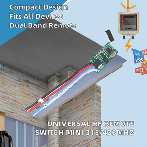 Module de commande à distance LED sans fil RF 315/433Mhz 1 canal DC 3.7-30V de taille mini avec code d'apprentissage universel - Product Image 2