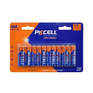 PKCELL — batterie alcaline original de haute qualité, lr03 aaa am4