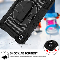 Coque robuste 3-en-1 antichoc PC + silicone avec béquille rotative 2026 pour REDMI Pad 2 SE 9.7 – Vente en gros usine