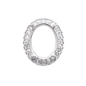 Anillo de Plata de Ley S925 con Marco Semimontado Vacío para Incrustación DIY de Piedra Central de Zirconia, 5*7/6*8/7*9/8*10/9*11/10*12mm, para Fiesta - Product Image 2