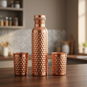 Juego de Botellas de Cobre Ecológicas Premium, Aislamiento Térmico, Revestimiento Anticorrosión, Caja de Regalo Personalizada, Aptas para Lavavajillas, 100% Ecológicas - Product Image 3