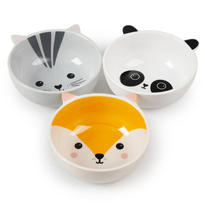 Wholesale Custom Japan Style Matted Elevated <b>Dog</b> Bowl Non slip <b>Ceramic</b> Pet Bowl with Wooden Stand - Product Image 2