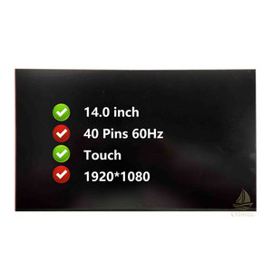 หน้าจอแล็ปท็อปแบบสัมผัสขนาด 14.0 นิ้ว ความละเอียด 1920*1080 40 พิน pcb bent รุ่น N140HCN-E5B c2 NV140FHM-T0A B140hak03.5 สำหรับ HP 840 g7 g8 - Product Image 1