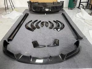 Piezas de Automóvil para Tesla Model X, Kit de Carrocería Estilo <span class=keywords><strong>Tocar</strong></span> de Fibra de Carbono, Estilo TP, Alerón Delantero, Faldones Laterales, Cejas para Ruedas, Difusor Trasero - Product Image 6