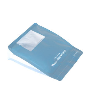 Eco Amigável Personalizado Impresso Slot Para Cartão Saco De Café Folha De Alumínio Slot Para Cartão De Café Saco Ziplock Bolso com Fenda De Cartão - Product Image 5