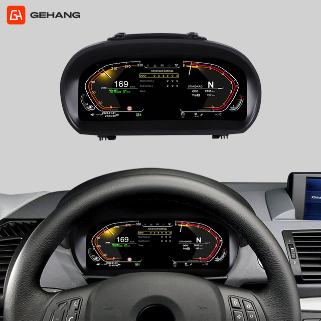 10 Inch Screen 4 Core CPU LCD Dashboard Speedometer Digital Instrument Cluster for BMW 1 Series E87