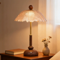 Lampes de table en verre de luxe pour salon, chambre à coucher, décoration de chevet, éclairage