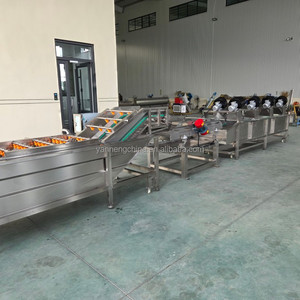 Ligne de traitement entièrement automatique pour le lavage, le séchage, le tri et la découpe des fruits et légumes, machines de traitement des fruits et légumes en vente - Product Image 6