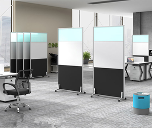 Divisor de pared de oficina en casa duradero flexible panel de oficina de sala de estar pared móvil - Product Image 3