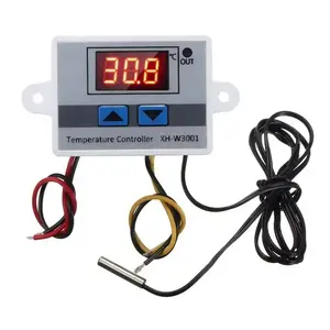 XH-W3001 dijital kontrol mikrobilgisayar sıcaklık kontrol cihazı termostat anahtarı termometre yeni Thermoregulator 12/24/110-220V