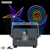 IP65 Wasserdichter 5W-10W RGB Vollfarbiger Animations-Laserprojektor ILDA DMX Outdoor-Bühnenlaser für Hochzeiten, Szenen, Parks und Shows