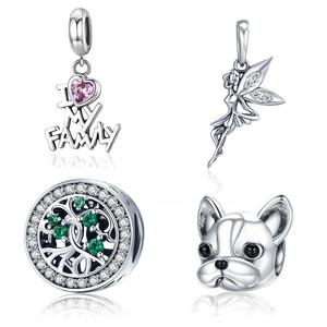 Thiết Kế Độc Đáo Qings OEM/ODM Quyến Rũ Sterling Silver 925 Quyến Rũ Các Loại Khác Nhau Của Đồ Trang Sức Phụ Kiện - Product Image 1