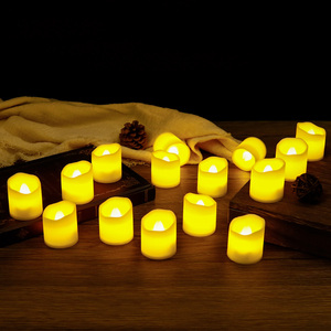 Decorazioni natalizie senza fiamma candela da tè con lunga durata della batteria LED bianco caldo che desidera candela di nozze - Product Image 2