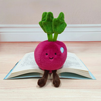 Véritable Palmier Ecologique Série Légumes Simulation Chou-fleur Aubergine Maïs Peluche Figure Jouets Vente en Gros Cadeau