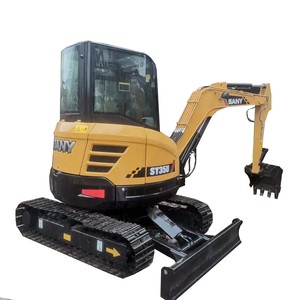 Mini-pelleuse Sany 35U d'occasion de 3,5 tonnes avec lame, excavatrice sur chenilles Sany 35U d'occasion en excellent état de fonctionnement - Product Image 1