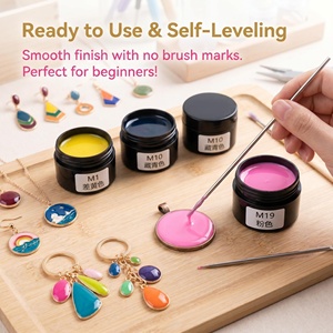 Resina de Esmalte Frío de Curado Rápido TIMESRUI Rock Hard, Esmalte Cerámico UV para Colorear Joyas y Decoración de Metales - Product Image 4