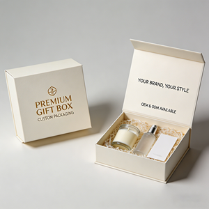 Boîte cadeau en papier rigide personnalisée, emballage en papier rigide personnalisé pour vêtements, cosmétiques, bijoux, emballage OEM ODM - Product Image 1