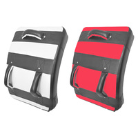 Coussinets de coups de pied professionnels en cuir PU factice pour MMA Muay Thai Fitness Arts martiaux Logo personnalisé fabriqué à partir de matériau EVA