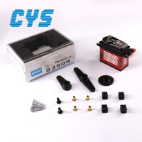 Servomoteur numérique sans noyau à engrenages métalliques CYS-S2909 à couple élevé, 68g, 9/12kg.cm, boîtier entièrement en aluminium pour hélicoptère, avion, bateau RC