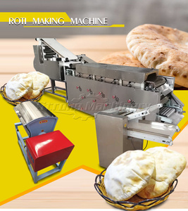Máquina para hacer tortillas de pan de pita árabe automática comercial máquinas para hacer productos de grano - Product Image 6