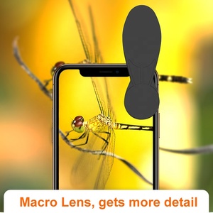 Lente Gran Angular 130° para Teléfono Celular, Lente Macro 15x, Lente Ojo de Pez 195°, Lente 3 en 1 para Cámara de Teléfono Celular - Product Image 4