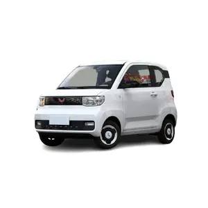 Çin Mini küçük Wuling yeni EV araba 4 koltuk elektrikli arabalar satılık WULING Hongguang Miniev