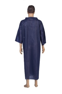 Kimono desechable para salón spa negro salón de belleza masaje tubo bata baño Spa Batas para mujer - Product Image 3