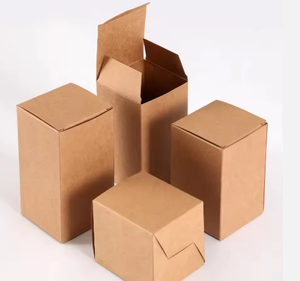 Tự làm Kraft bao bì hộp giấy trắng hộp các tông để đóng gói tự làm kẹo handmade xà phòng Hộp quà tặng - Product Image 2