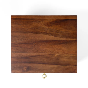 Souvenir en bois de haute qualité et boîte de rangement hermétique lavable en laiton <span class=keywords><strong>doob</strong></span> tube boîte à cigares kit d'humidificateur boîte de cachette en bois d'acacia - Product Image 6