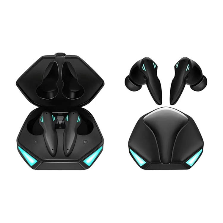 Low latency Wholesale Touch Control Headset Sport Earbuds Headphone Deep Bass Earphone Black Waterproof