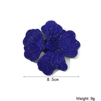 Patchs brodés DIY transfrontaliers en strass, fleurs 3D stéréo, dentelle, PVC, diamants en verre, pour robes, sacs, paillettes, boucles de chaussures