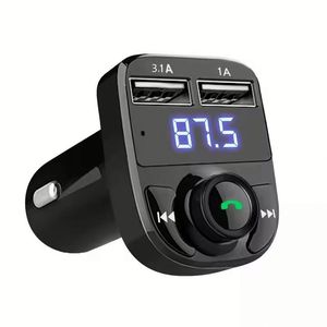 <b>USB</b> Car Charging Transmitter X8 Hands-free Call Multifunctional Wireless Car <b>MP3</b> <b>Player</b> with Dual <b>Usb</b> Charger - Product Image 1