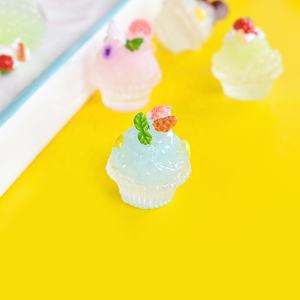 Miniatures 3D en résine de crème glacée, cabochons, figurines de gâteaux et desserts, jouets pour maison de poupée, cadeau pour la décoration de porte-clés et de téléphone DIY Dg - Product Image 6