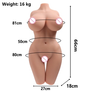 Реалистичная кукла-мастурбатор (половина тела) с легким телесным оттенком кожи, скелетом, вагиной, ягодицами, большой грудью и пышными бедрами. Секс-игрушка. - Product Image 5