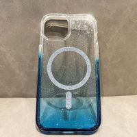 Coque de téléphone magnétique à paillettes dégradées, étui de protection dégradé pour iPhone 16 Pro Max, 17 Pro Max, 18 Pro Max