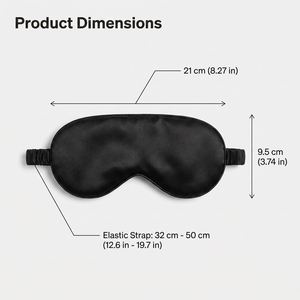 Masques 22 Momme 100% naturels, confortables, pour dormir en voyage, masque pour les yeux en soie avec boîte personnalisée - Product Image 2