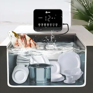 Commercial Restaurant Multifunction Ultrasonic Mini Dish Washing Machine Vegetable Food Cleaner Machine Support OEM ODM