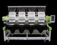 Machine à broder industrielle à 4 têtes 12 15 aiguilles Prix Machine à broder numérique automatique informatisée à grande vitesse à quatre têtes