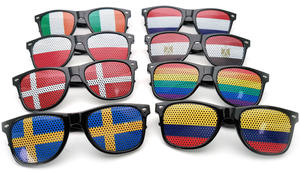 Gafas de Sol con Bandera Impresa Digital Ecológicas Personalizadas para Deportes, Partidos de Fútbol Mundial, Regalos Promocionales y Empresariales - Product Image 1