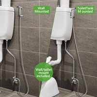 Toilettes Modernes Monotrous Suspendues à Soulèvement Vertical avec Kit de Pulvérisateur Bidet Facile à Nettoyer pour Salles de Bains
